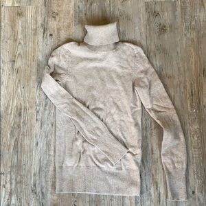 Cream turtleneck sweater